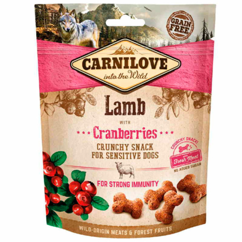 Смаколики Carnilove Crunchy Lamb with Cranberries Смаколики Carnilove Crunchy Lamb with Cranberries
