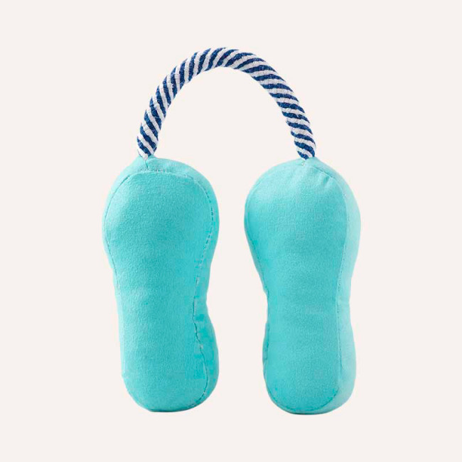 Мʼяка іграшка для собак сланці HugSmart - Beach Daze Slipper Мʼяка іграшка для собак сланці HugSmart - Beach Daze Slipper
