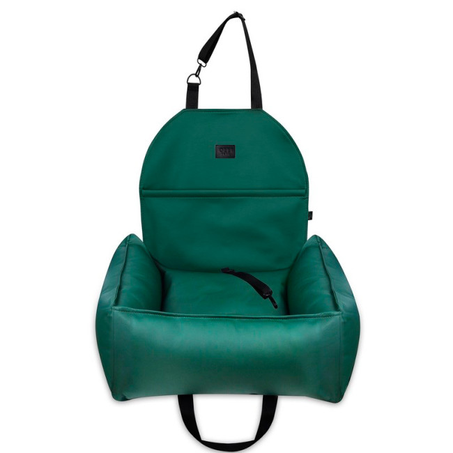 Автокрісло для собаки RELAXED leather green Автокрісло для собаки RELAXED leather green
