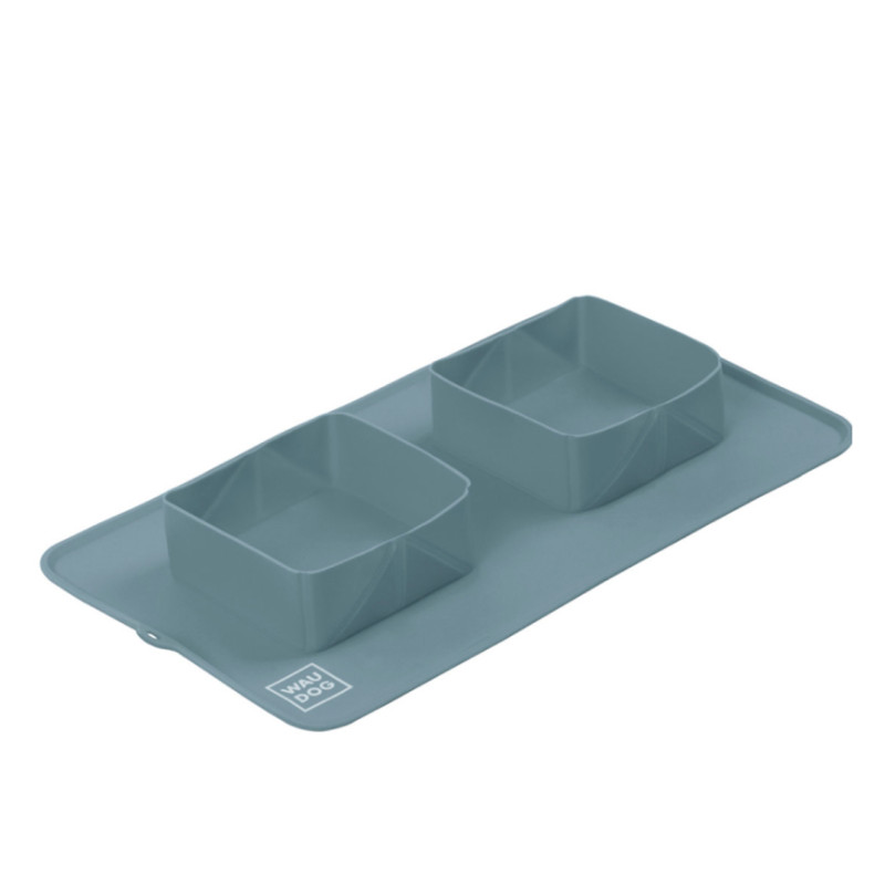 Складна миска для котів та собак "Waudog Silicone" 38,5х23х5см Складна миска для котів та собак "Waudog Silicone" 38,5х23х5см