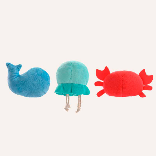 Набір іграшок для собак HugSmart - Ocean Pals Sea Creatures Набір іграшок для собак HugSmart - Ocean Pals Sea Creatures