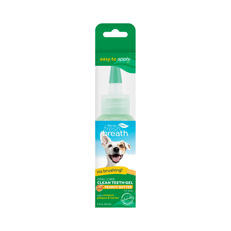 Tropiclean Fresh Breath clean teeth gel peanut butter 59ml Tropiclean Fresh Breath clean teeth gel peanut butter 59ml