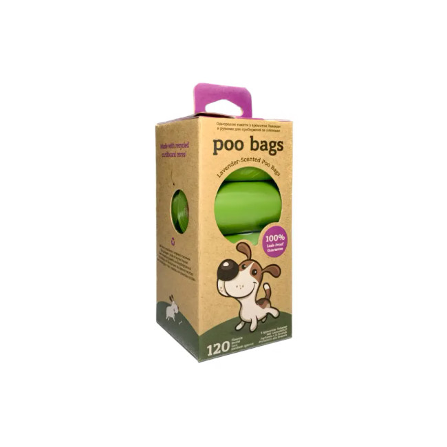Poo bags 120шт (8 рулонів по 1...