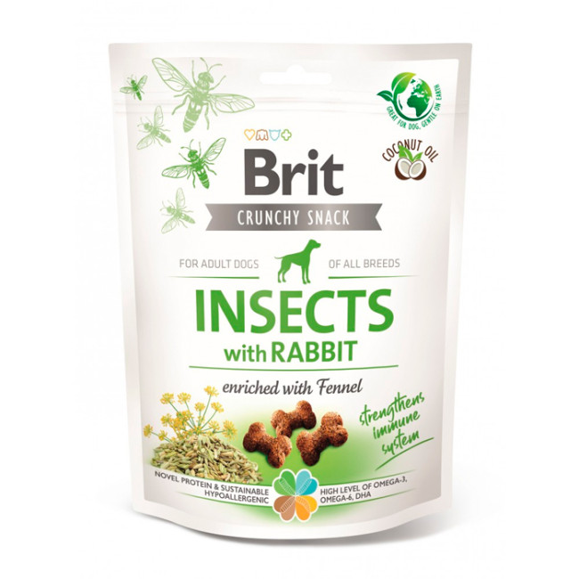 Снек BRIT Insects with rabbit