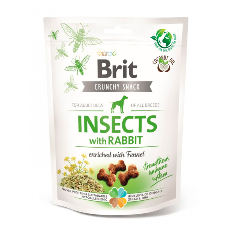 Снек BRIT Insects with rabbit