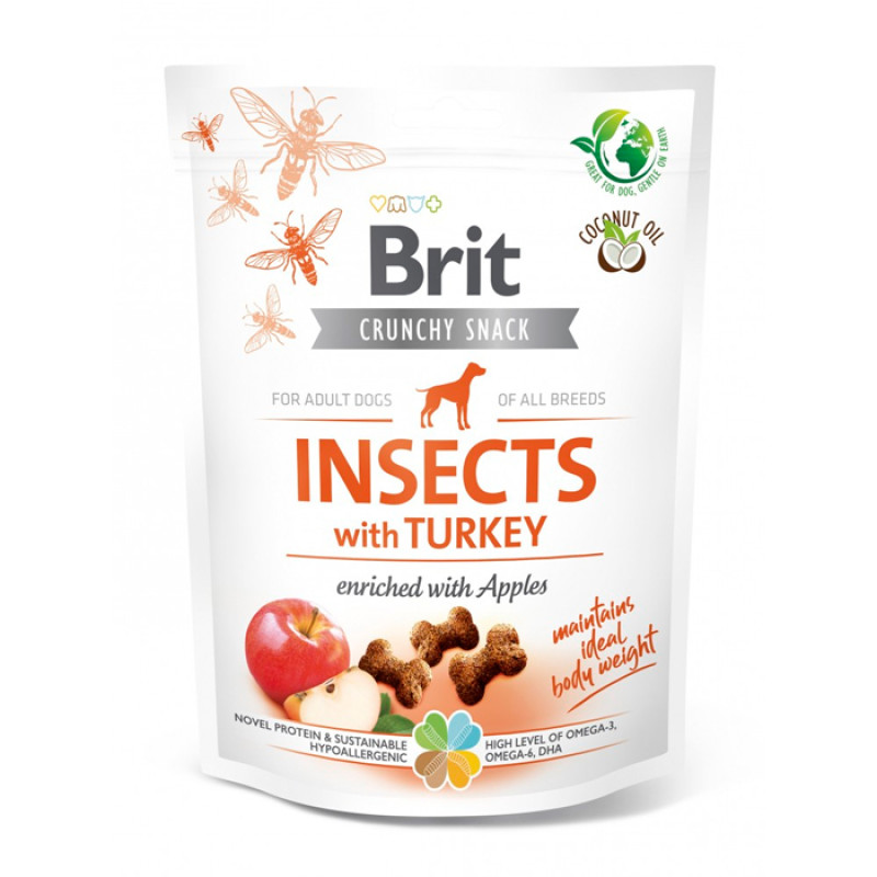 Снек BRIT Insects with turkey