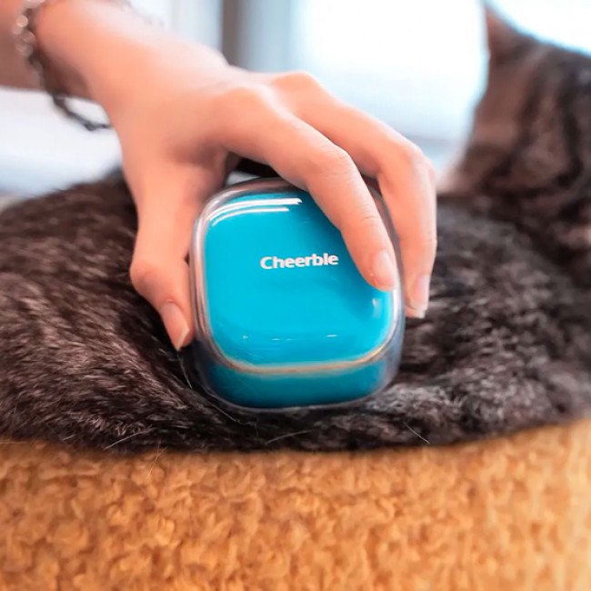 Силіконова щітка Cheerble Pet Brush , Blue Sea Salt Силіконова щітка Cheerble Pet Brush , Blue Sea Salt