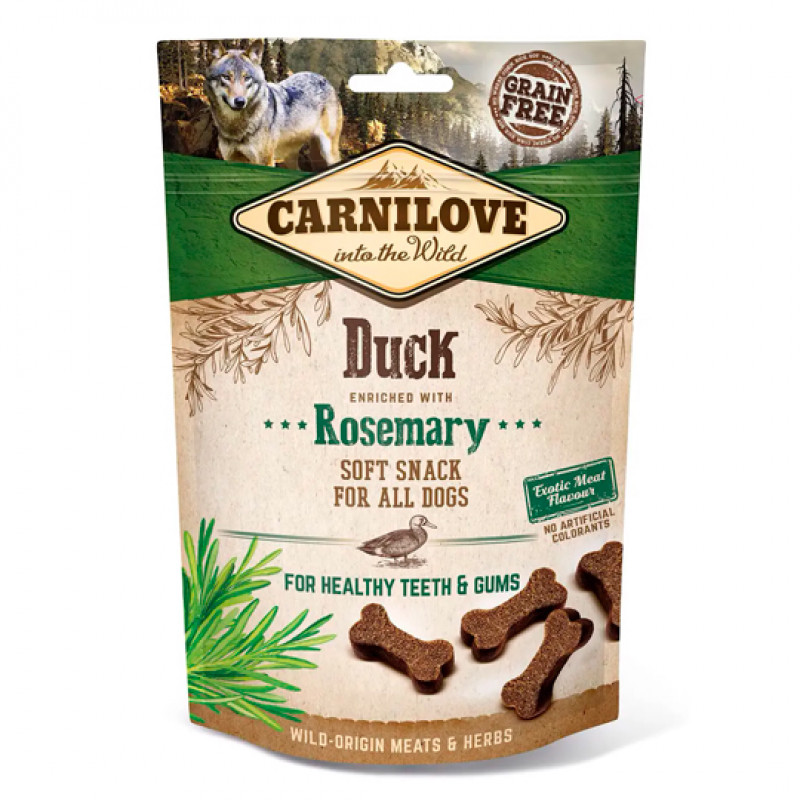 Снек CARNILOVE soft DUCK ROSEMARY Снек CARNILOVE soft DUCK ROSEMARY
