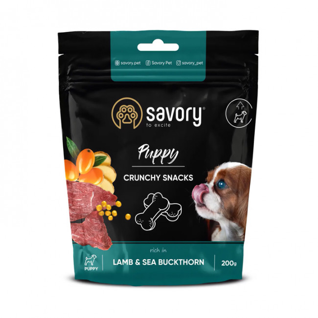 Снеки SAVORY Puppy Crunchy