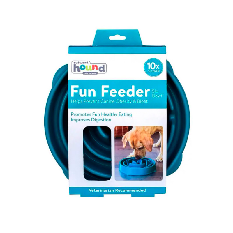 Outward hound Fun Feeder Blu Outward hound Fun Feeder Blu