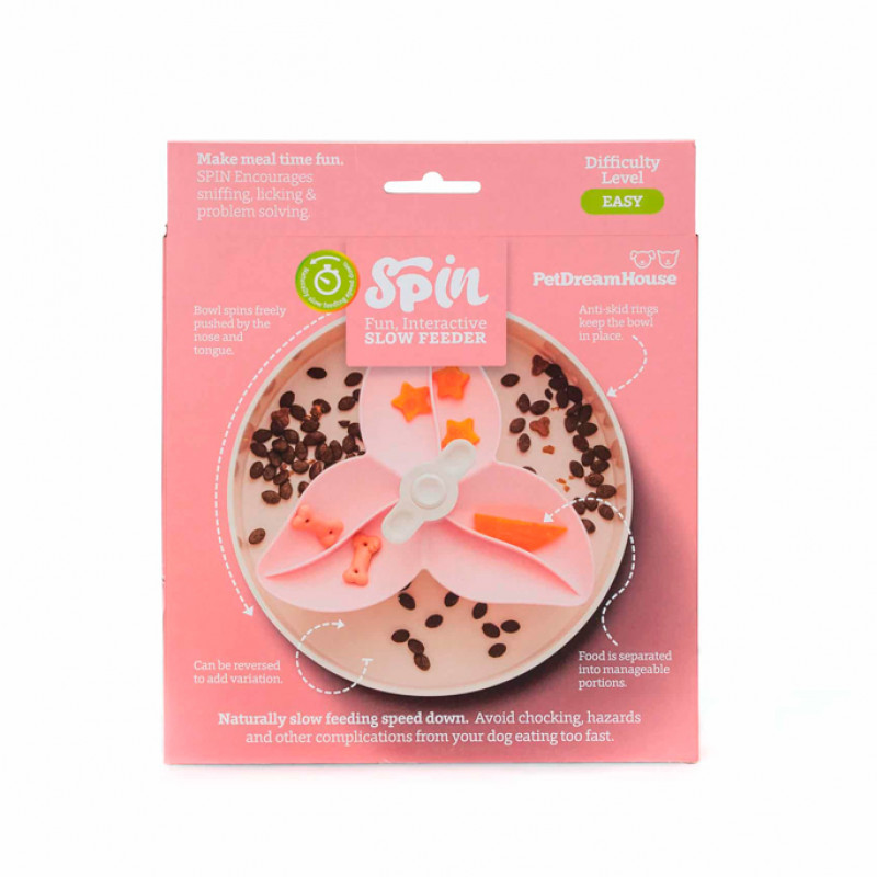 Spin pink Slow feeder
