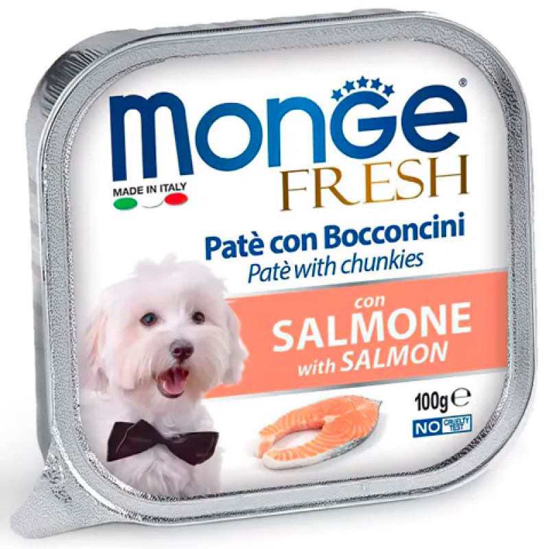 Monge dog fresh лосось 100 г Monge dog fresh лосось 100 г
