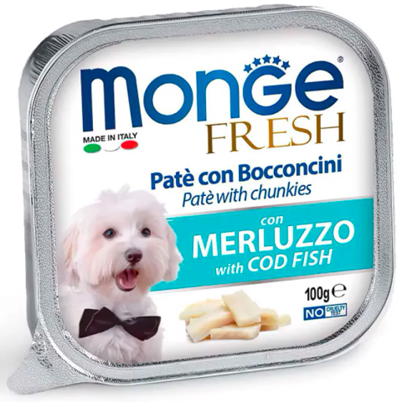 Monge dog fresh тріска 100 г Monge dog fresh тріска 100 г
