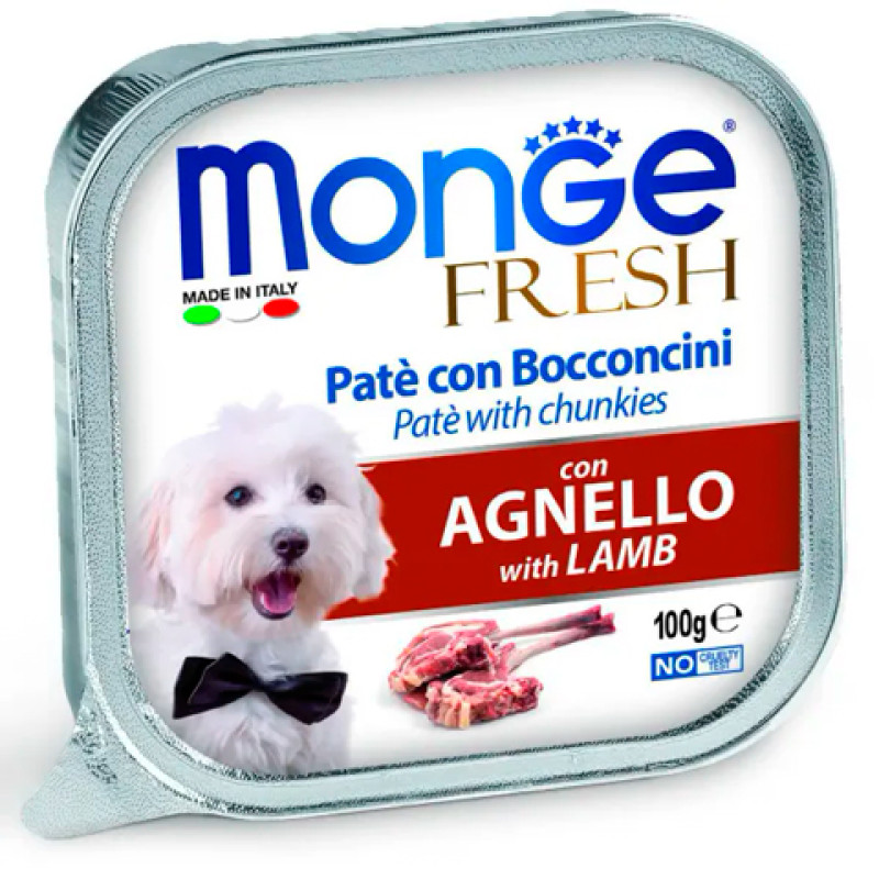 Monge dog fresh ягня 100 г Monge dog fresh ягня 100 г