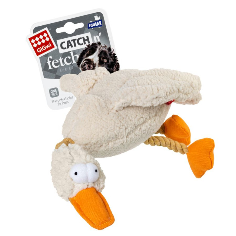 Качка з пискавкою GiGwi Catch & fetch Качка з пискавкою GiGwi Catch & fetch