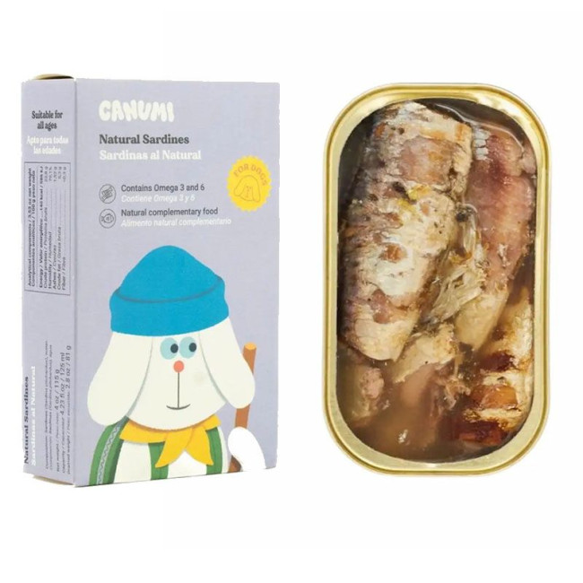 Вологий корм для собак з натуральних cардин Canumi