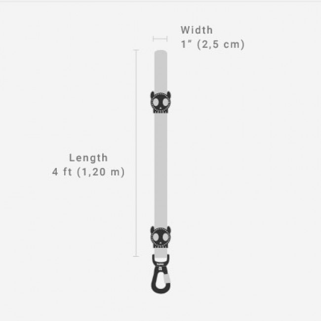 Повідець для собак Zee.dog PINK LED Regular Leash Повідець для собак Zee.dog PINK LED Regular Leash