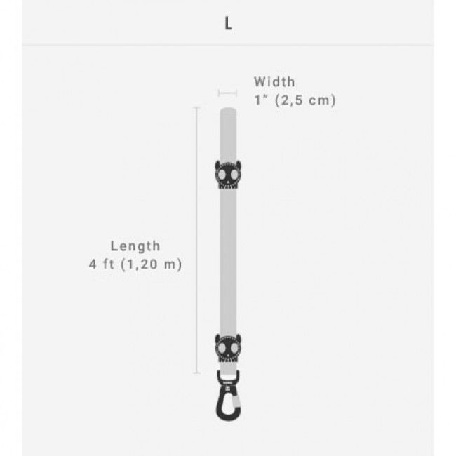 Повідець для собак Zee.dog ULTIMATE BLUE Regular Leash