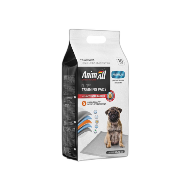 Пелюшки AnimAll 60х90 см з акт... Пелюшки AnimAll 60х90 см з акт...