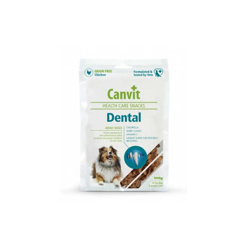 Canvit Dental Ласощі для підримки здоров'я зубів у собак