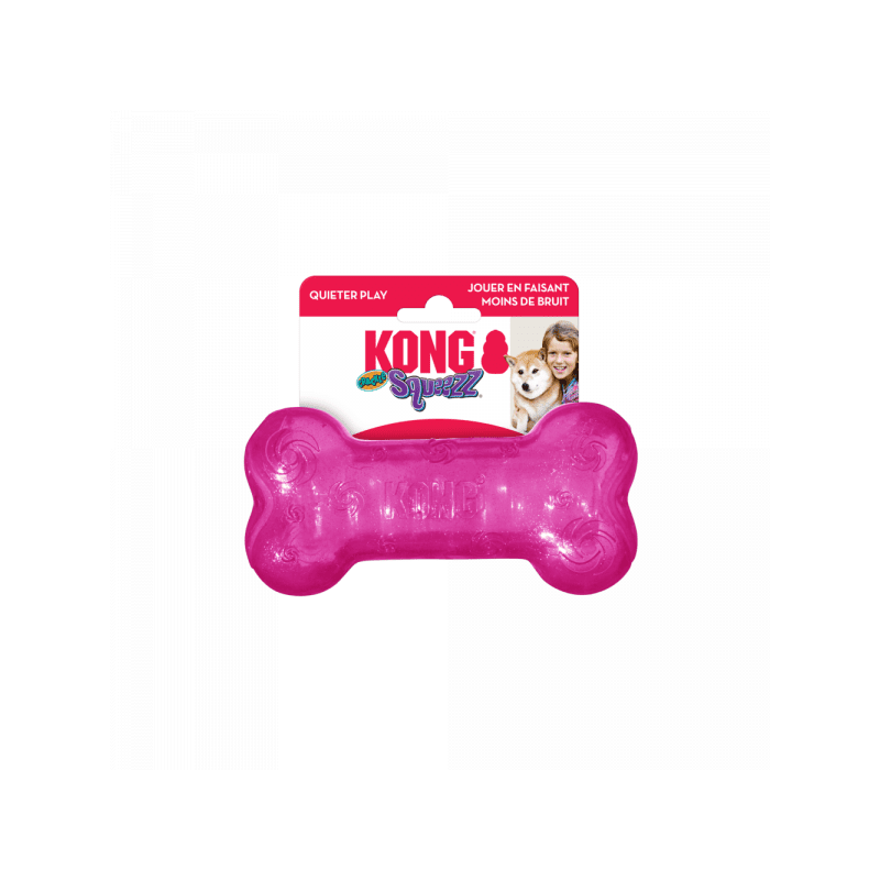 Kong Squeezz Crackle Bone Хрустка кістка