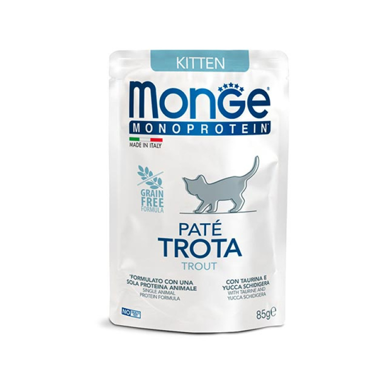 Monge Cat MONOPROTEIN Kitten 100% форель