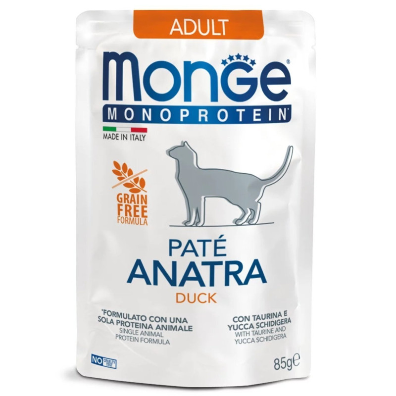 Monge Cat MONOPROTEIN Adult 100% качка