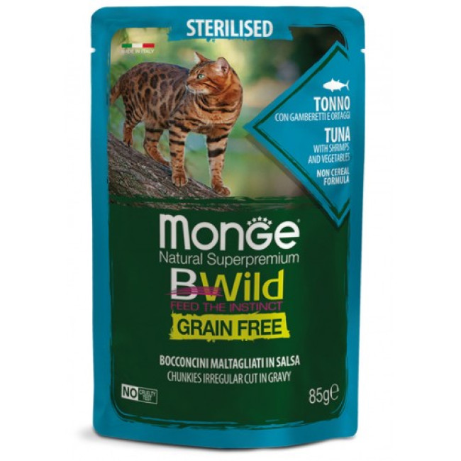 Monge Cat Wet Bwild Grain Free...