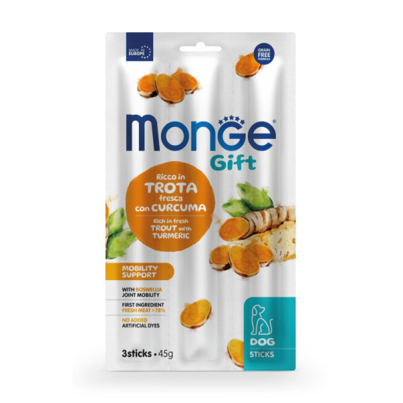 Monge Gift Dog Mobility Support (Форель з босвелією) Monge Gift Dog Mobility Support (Форель з босвелією)