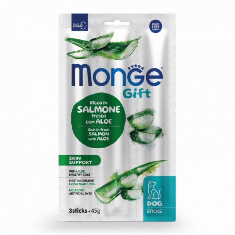 Monge Gift Dog Skin support (лосось з алое)