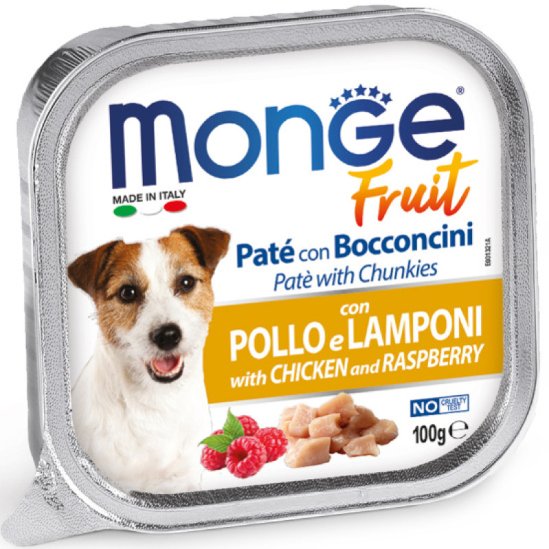 Monge dog fruit курка малина 100 г Monge dog fruit курка малина 100 г