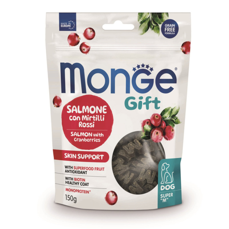 Monge Gift Dog Skin Support (Лосось з журавлиною) Monge Gift Dog Skin Support (Лосось з журавлиною)