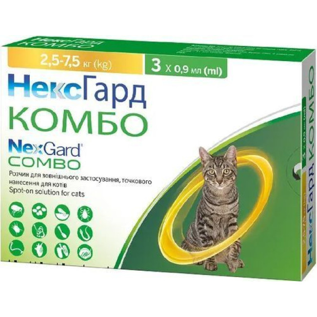 НексГард Комбо Краплі від бліх...