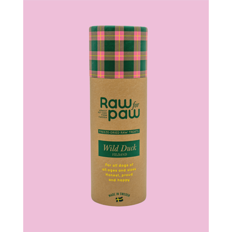 Сублімовані Ласощі для собак з Дикої Качки Freeze-Dried Wild Duck Raw for Paw, 45 грамів Сублімовані Ласощі для собак з Дикої Качки Freeze-Dried Wild Duck Raw for Paw, 45 грамів