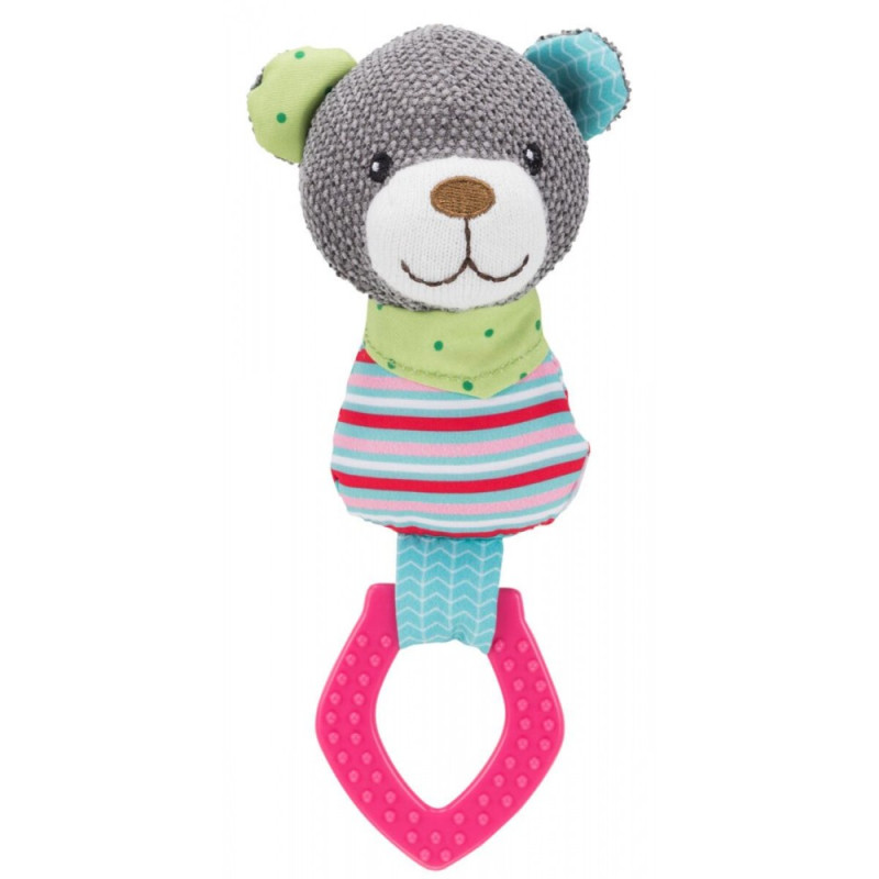 Іграшка Trixie Junior Ведмідь для собак, з кільцем зі звуком, 23 см (текстиль/плюш) Іграшка Trixie Junior Ведмідь для собак, з кільцем зі звуком, 23 см (текстиль/плюш)