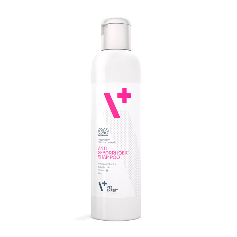 VetExpert Antiseborrhoeic Shampoo Антисеборейний шампунь для котів і собак VetExpert Antiseborrhoeic Shampoo Антисеборейний шампунь для котів і собак