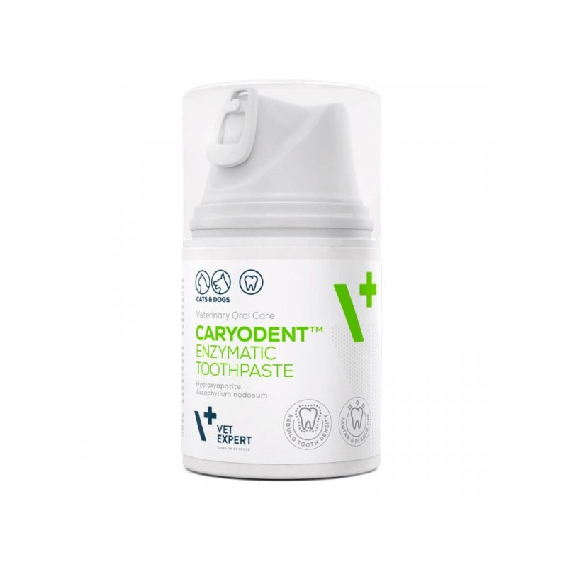 Vet Expert CaryoDent Enzymatic Toothpaste – ензимна зубна паста для собак та котів, 50 мл Vet Expert CaryoDent Enzymatic Toothpaste – ензимна зубна паста для собак та котів, 50 мл