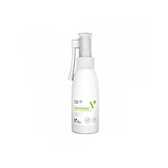 Vet Expert CaryoDent Enzymatic Spray– ензимний спрей для гігієни ротової порожнини собак і котів, 75 мл