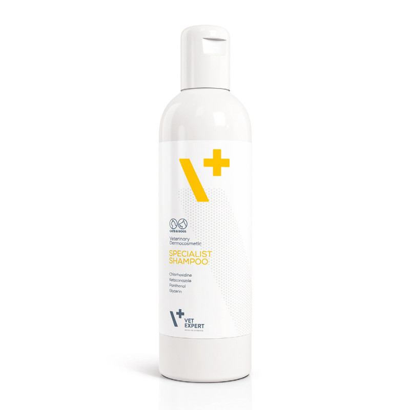 VetExpert Specialist Shampoo Антибактеріальний шампунь з хлоргексидином для котів і собак VetExpert Specialist Shampoo Антибактеріальний шампунь з хлоргексидином для котів і собак