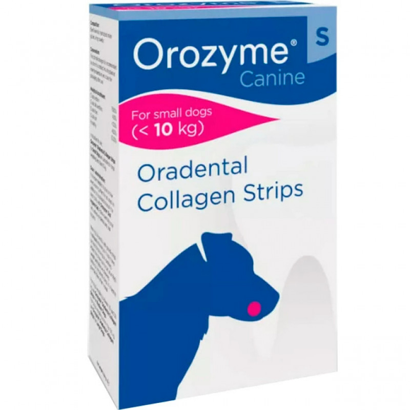 Жувальні смужки Orozyme Canine для гігієни ротової порожнини собак S Жувальні смужки Orozyme Canine для гігієни ротової порожнини собак S