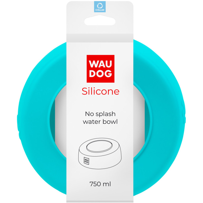 Миска-непроливайка WAUDOG Silicone, 750 мл Миска-непроливайка WAUDOG Silicone, 750 мл