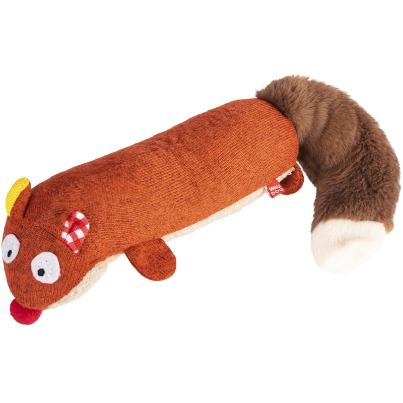 Іграшка для собак WAUDOG Fun Plush Лисиця, трикотаж, 18 см Іграшка для собак WAUDOG Fun Plush Лисиця, трикотаж, 18 см