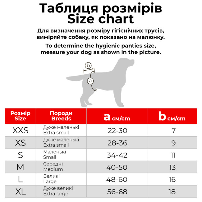 Труси гігієнічні для котів та собак WAUDOG Vet на липучках Труси гігієнічні для котів та собак WAUDOG Vet на липучках