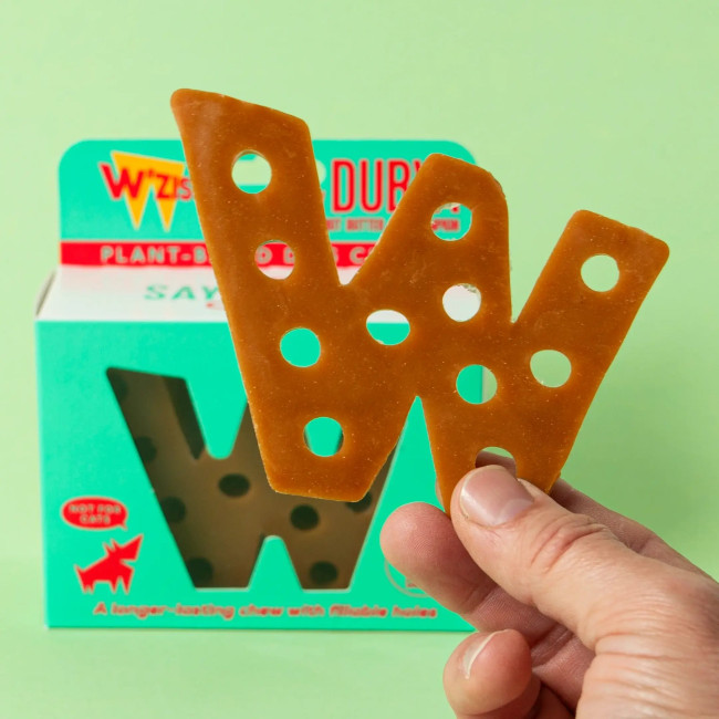 Веганські жуйки з арахісовим маслом та гарбузом Nutty Dubya Chew W'ZIS Веганські жуйки з арахісовим маслом та гарбузом Nutty Dubya Chew W'ZIS
