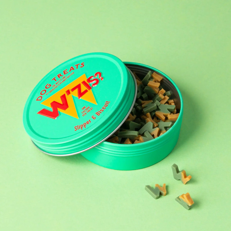Веганські ласощі в баночках Slipper & Biscuit Tin of Treats W'ZIS Веганські ласощі в баночках Slipper & Biscuit Tin of Treats W'ZIS