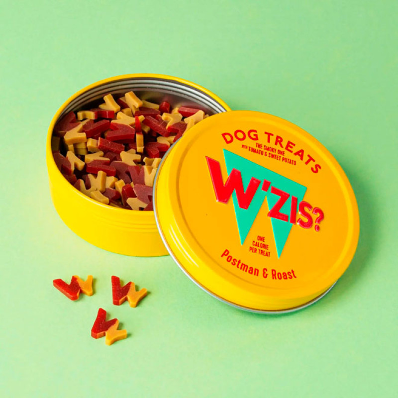 Веганські ласощі у баночках Postman & Roast Tin of Dog Treats W'ZIS