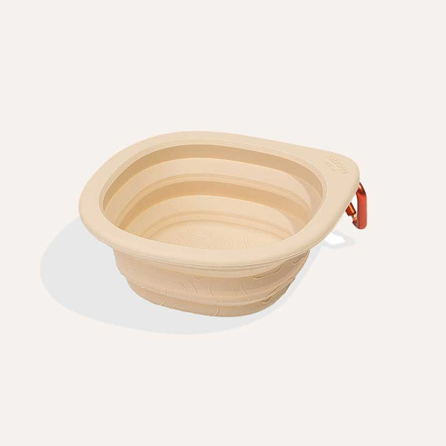 Дорожня складна миска для собак Zee.Dog - Go Bowl Biscotti, 600 мл