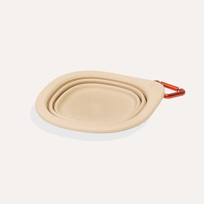 Дорожня складна миска для собак Zee.Dog - Go Bowl Biscotti, 600 мл