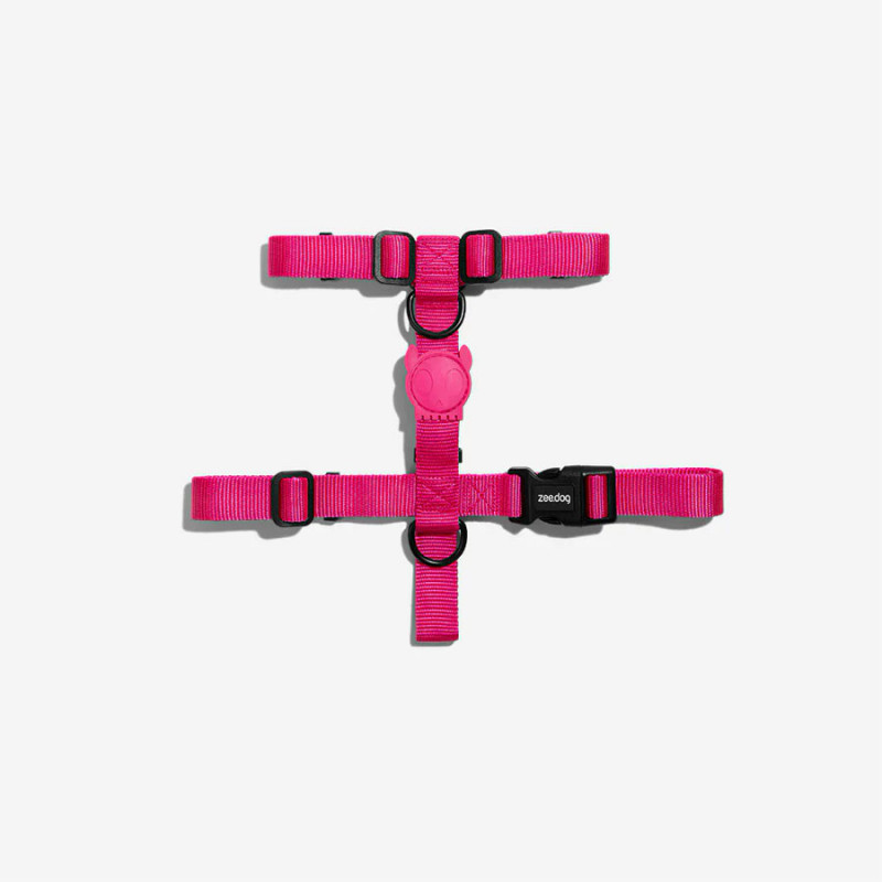 Шлейка для собак Zee.dog H-Harness / Pink LED Шлейка для собак Zee.dog H-Harness / Pink LED